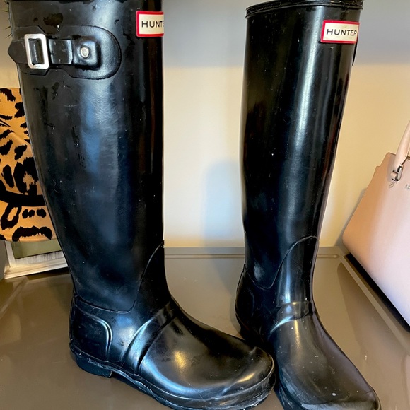 Hunter Shoes - Shiny Hunter Rain Boots